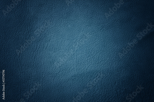 Canvas Print leather texture blue