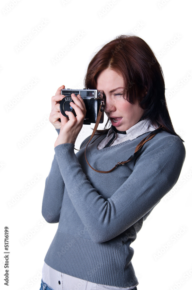 Young photographer girl Young photographer girl