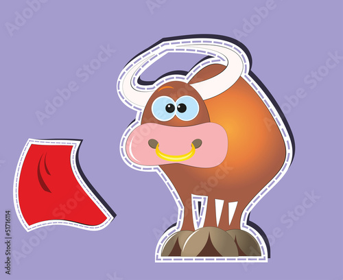bull cartoon