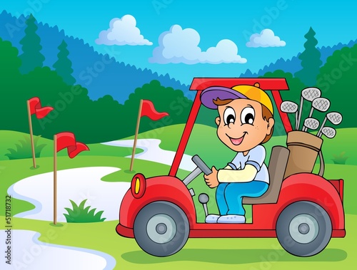 Image with golf theme 5