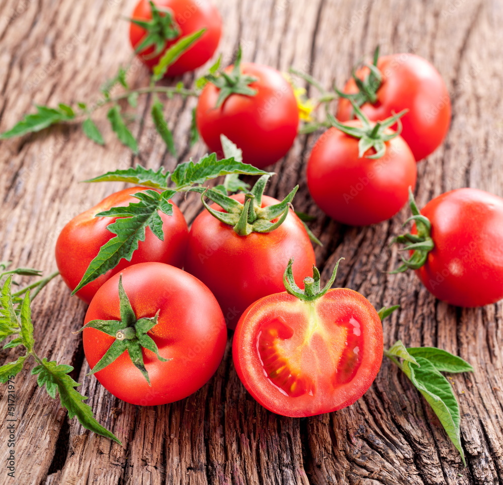 Tomatoes, cooked with herbs for the preservation