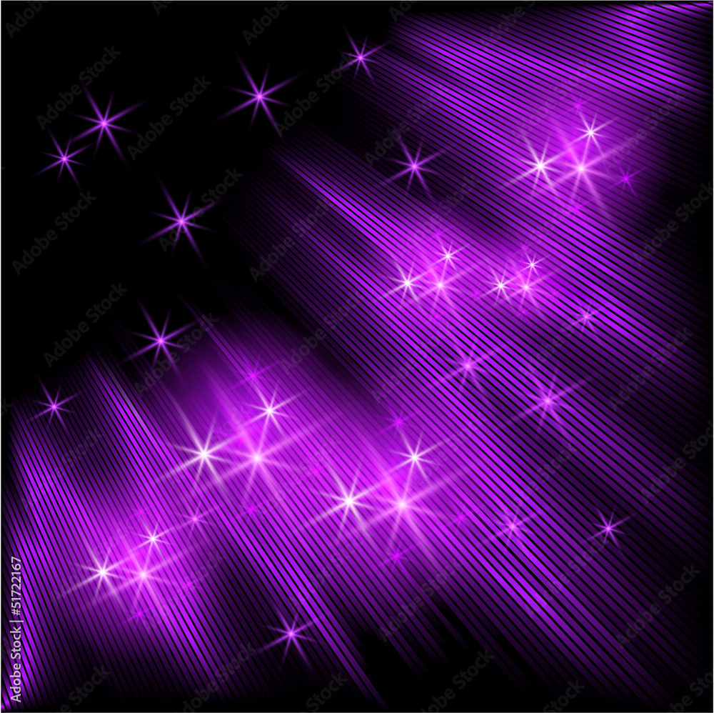 Glowing rays and stars Glowing rays and stars