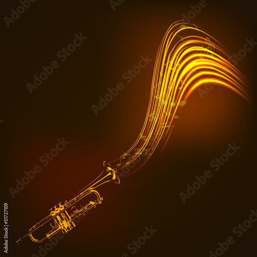 Music concept with Saxophone. EPS 10.