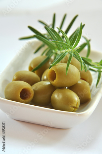 Olives and rosemary