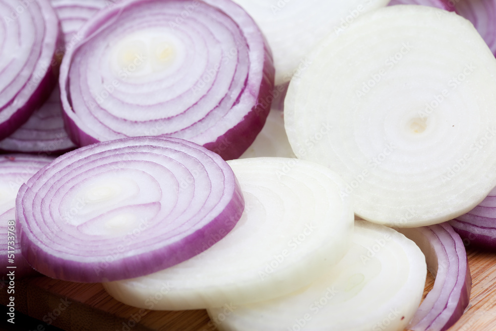 macro picture of onions macro picture of onions
