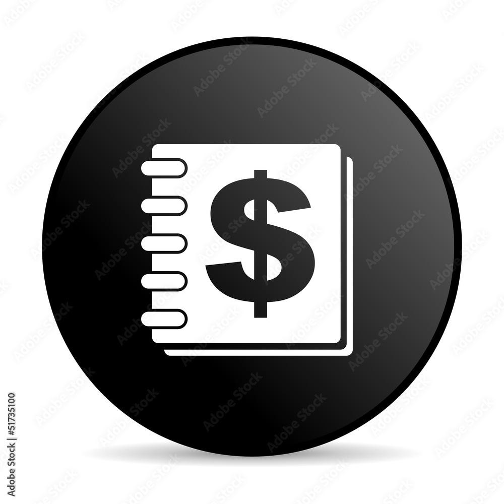 money black circle web glossy icon money black circle web glossy icon