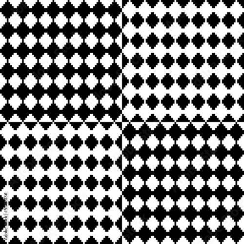 Black and white geometric background