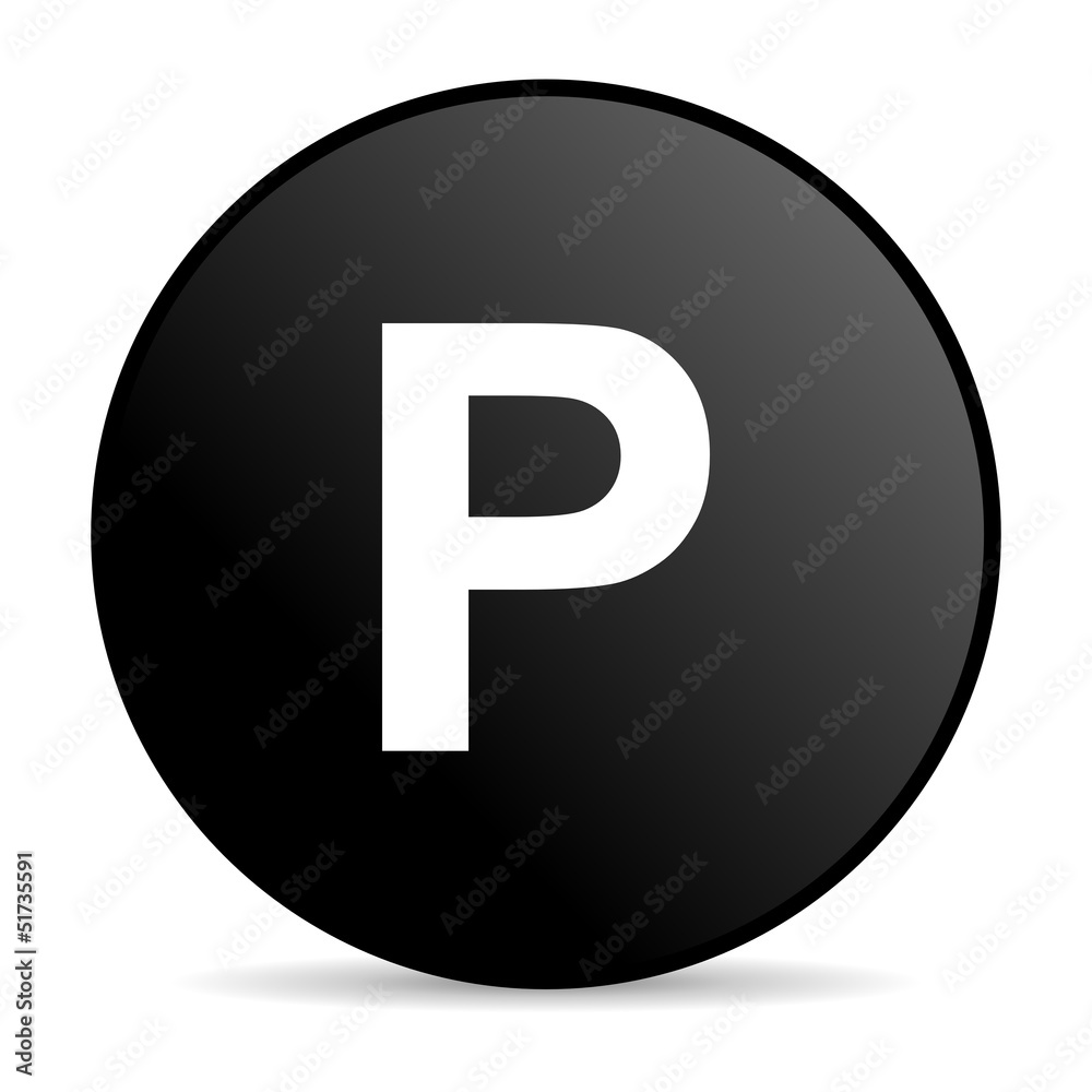 park black circle web glossy icon park black circle web glossy icon