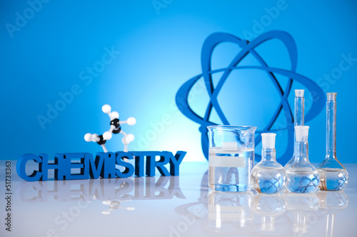 Chemistry on background