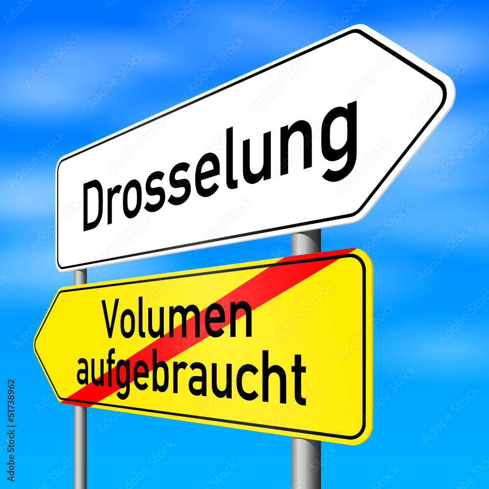 schild lr drosselung volumen ausgebraucht I schild lr drosselung volumen ausgebraucht I