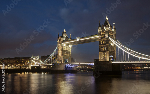 Tower bridge at night  London