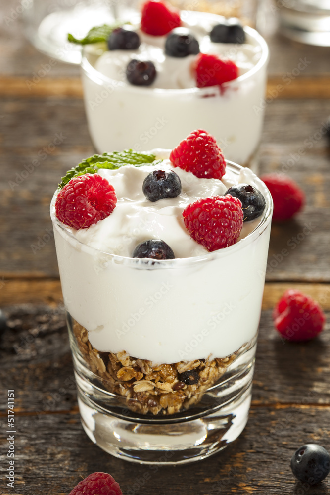 Homemade Organic Fresh Fruit Parfait Homemade Organic Fresh Fruit Parfait