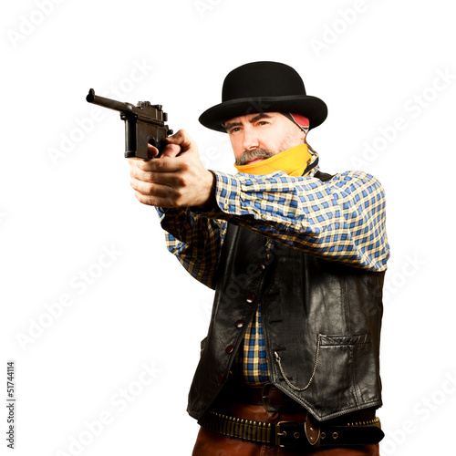 Wild west bank robbery