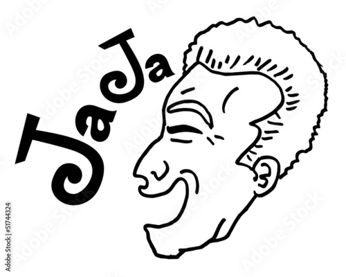 Laughing face man