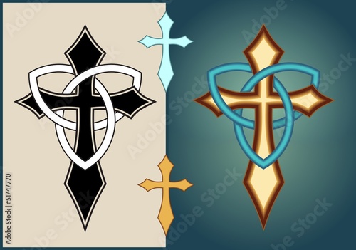 Celtic cross design 1