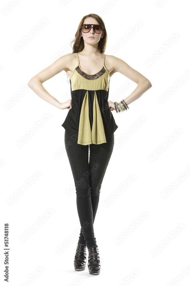 Full body beautiful stylish girl in fashion stylish Full body beautiful stylish girl in fashion stylish