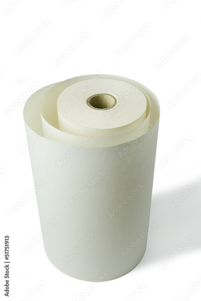 Rouleau papier thermique Stock Photo