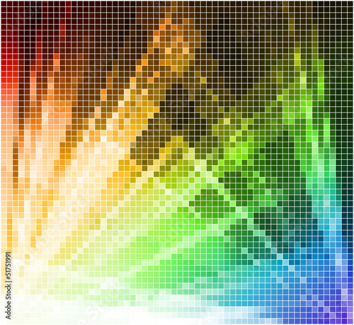 color mosaic background