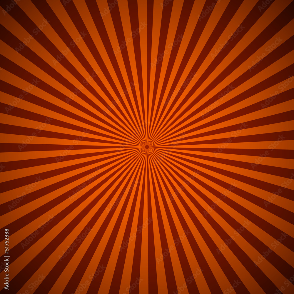 Orange radial rays abstract background Orange radial rays abstract background