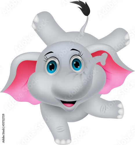 Cute elephant circus