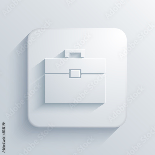 Vector light square icon. Eps10