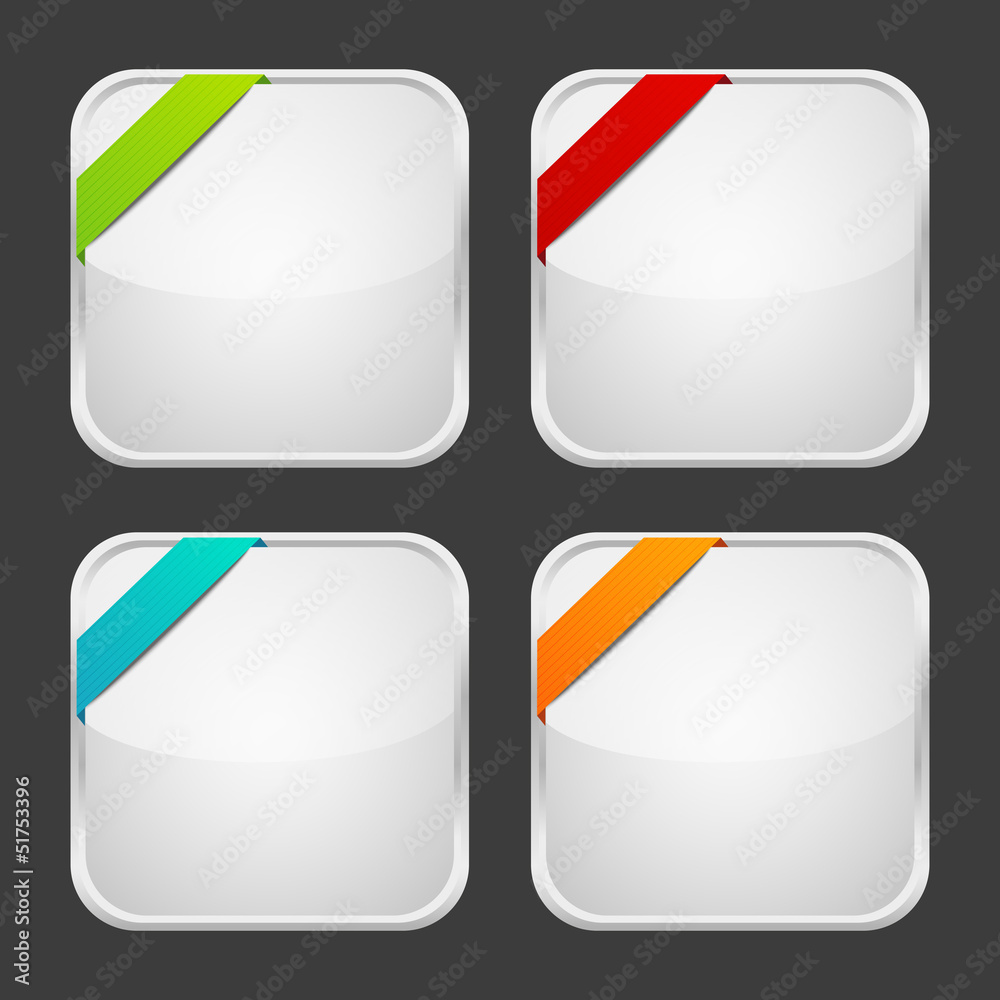 Set of apps icons for Your design Set of apps icons for Your design