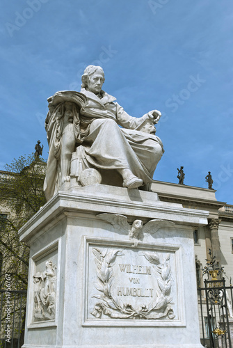 Monument to Wilhelm von Humboldt in Berlin