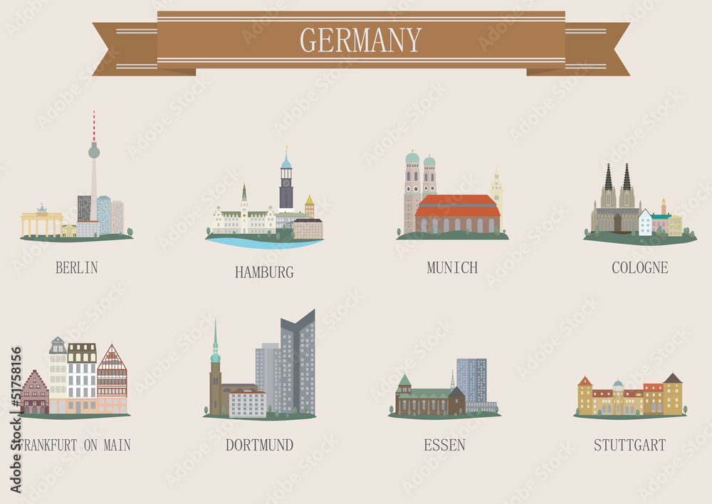 City symbol. Germany City symbol. Germany