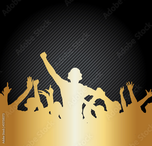 Poster for sports championships and music concerts