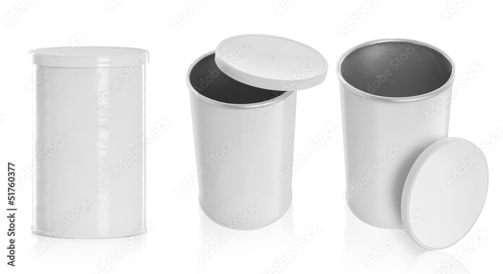 Open Potato Chips Snack Container