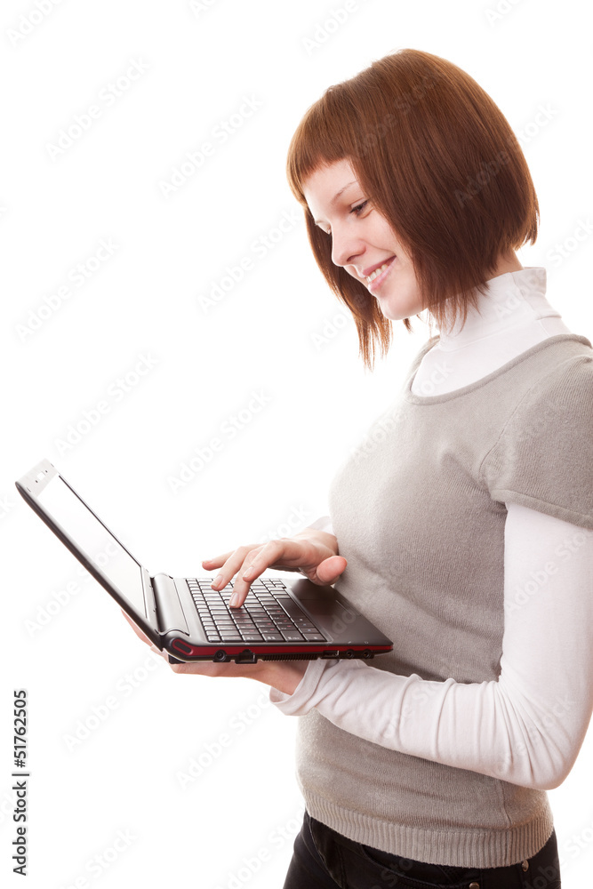 Naklejka premium Woman