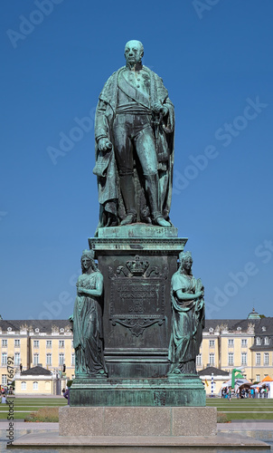 Monument of Karl Friedrich von Baden in Karlsruhe photo
