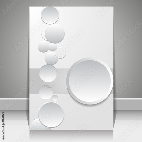 business abstract magazine cover