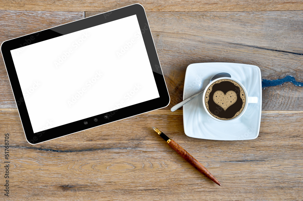 Kaffee Herz Tablet PC Kaffee Herz Tablet PC
