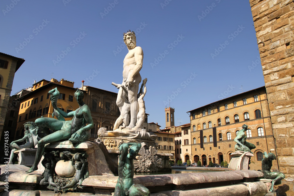 Neptun Brunnen in Florenz