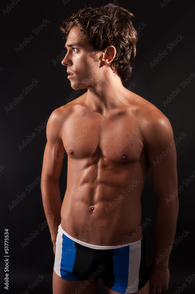 Fototapeta premium young sexy male adult