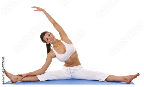 Fototapeta Naklejka Na Ścianę i Meble -  woman and yoga