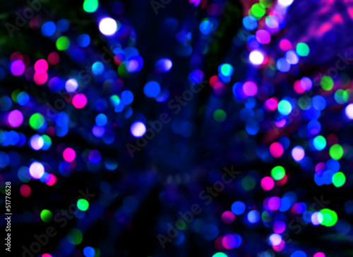 Abstract bokeh background in blue tones