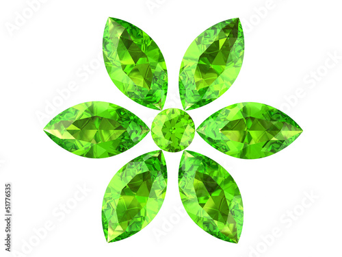 Peridot (high resolution 3D image) photo