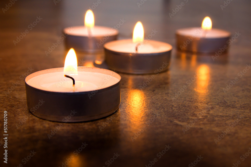 Burning candles Burning candles
