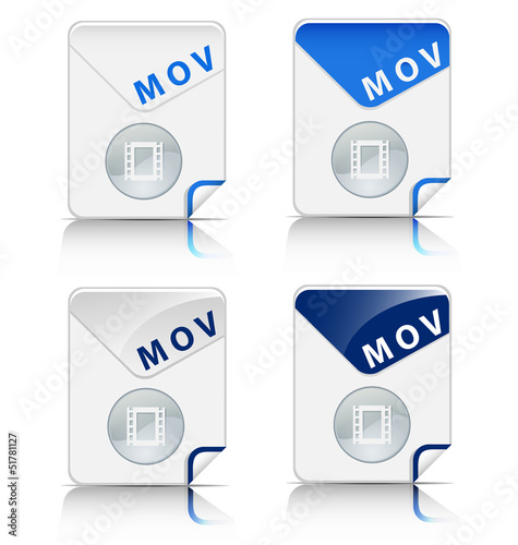 MOV file type icon