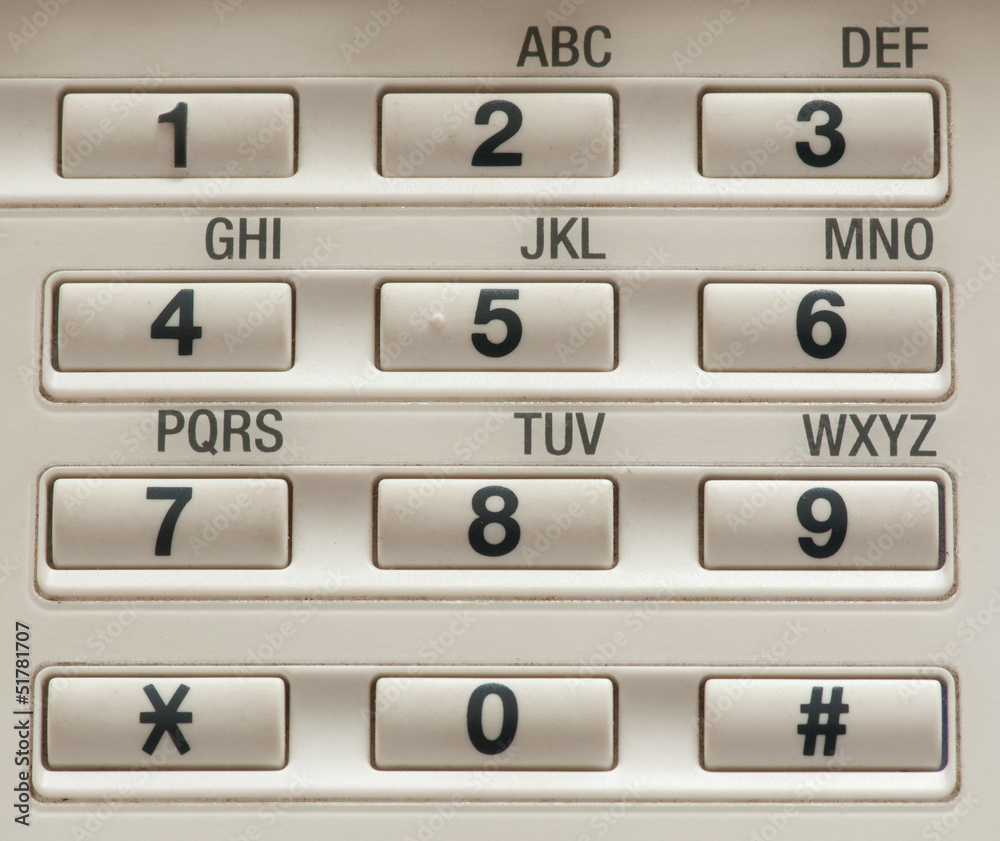 number keypad number keypad
