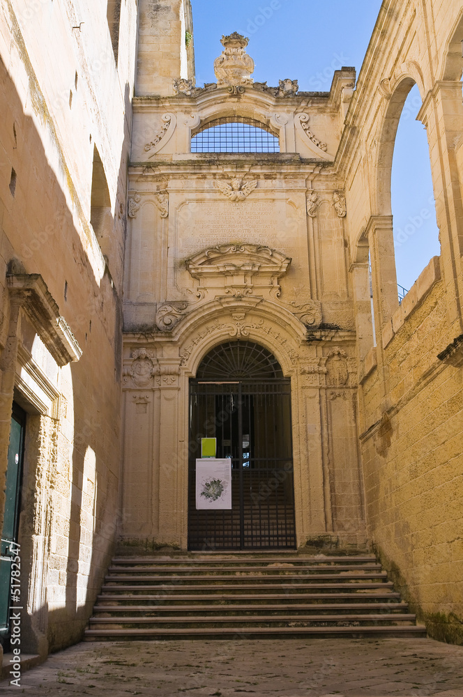 Conservatory of St. Anna. Lecce. Puglia. Italy.