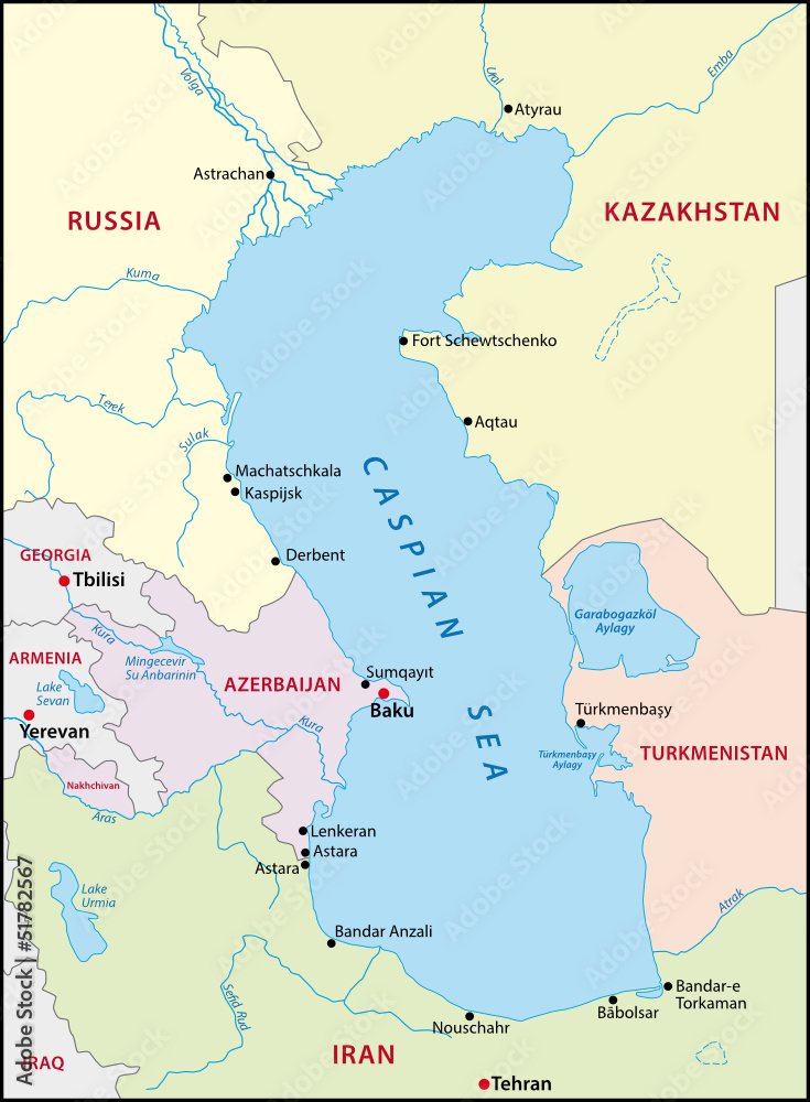 Obraz premium Caspian Sea
