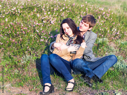 Outdoor Portrait of young couple