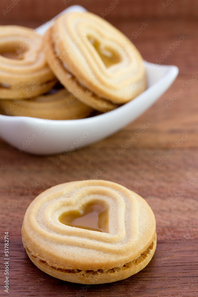 Fototapeta premium cookies with jam