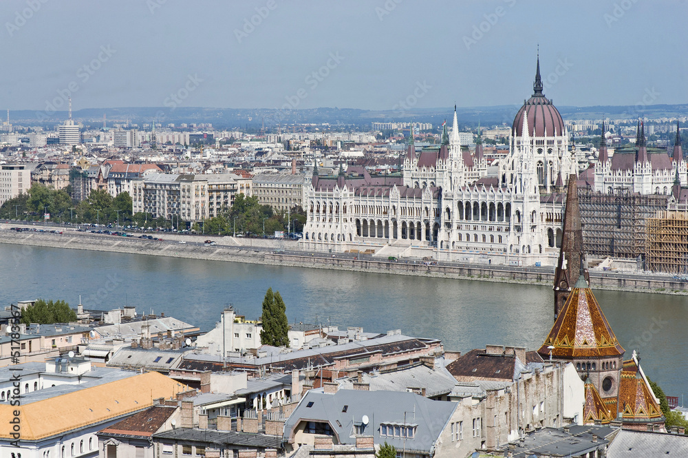 Fototapeta premium Parliament Building at Budapest, Hungary