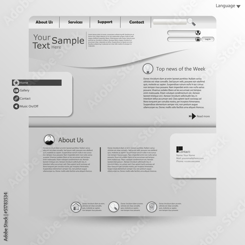 Clean Website Template