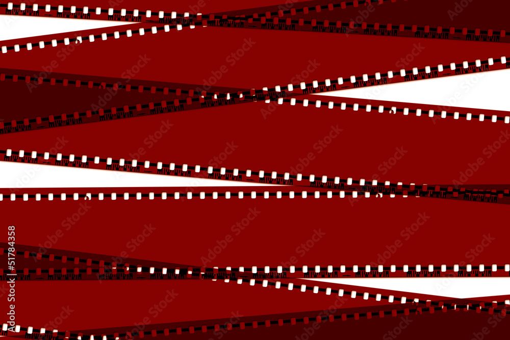 filmstrip illustration on white background