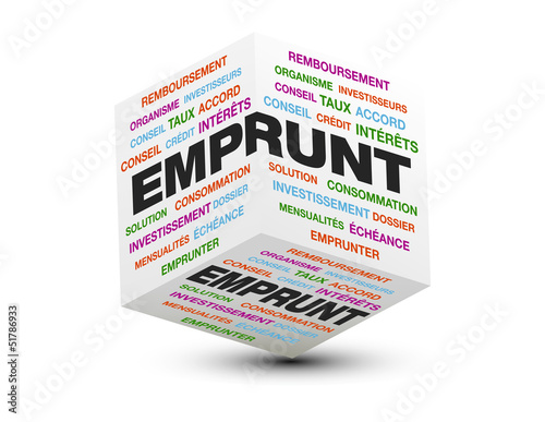 cube emprunt photo